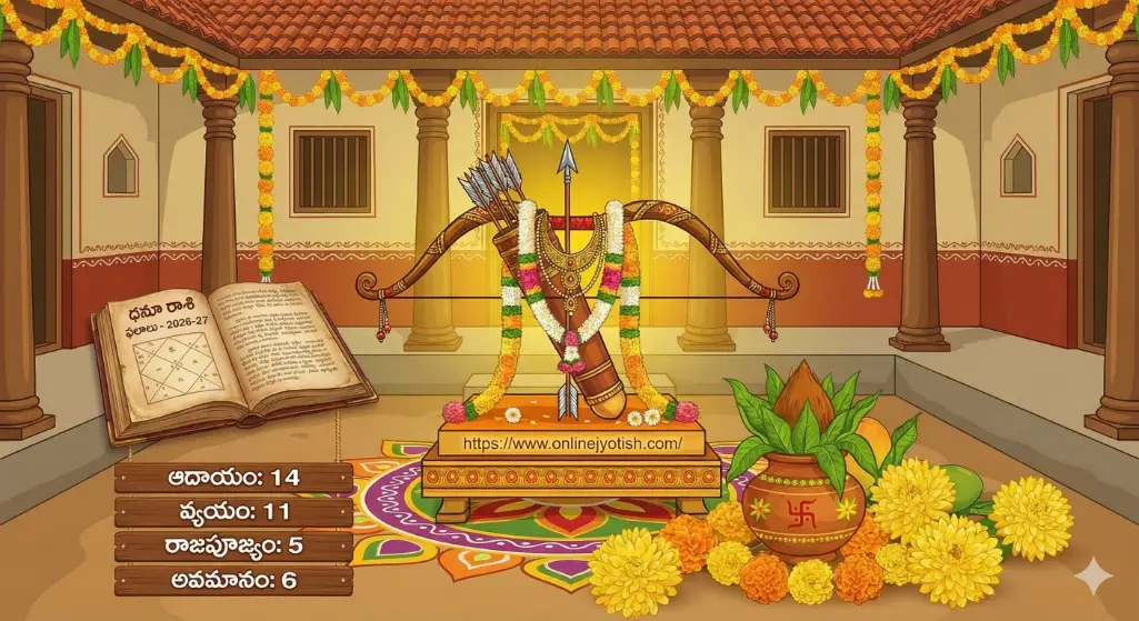 పరాభవ నామ సంవత్సర ధనూ రాశి ఫలాలు